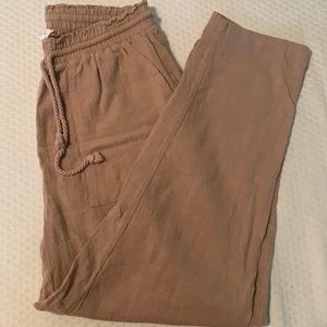 Cotton On flowy pants with adjustable draw string